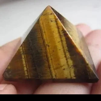 Yellow Tiger Eye Pyramid-ToShay.org