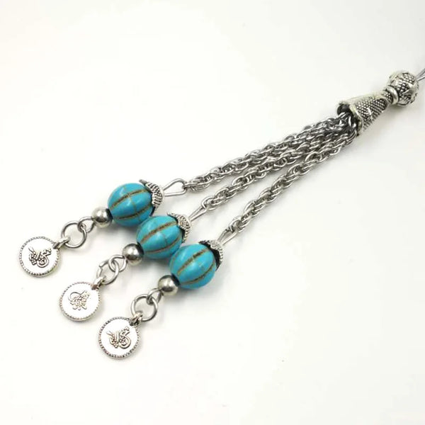 Blue Turquoise Prayer Beads-ToShay.org