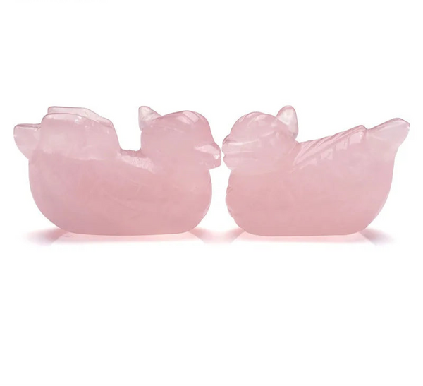 Pink Rose Quartz Ducks-ToShay.org