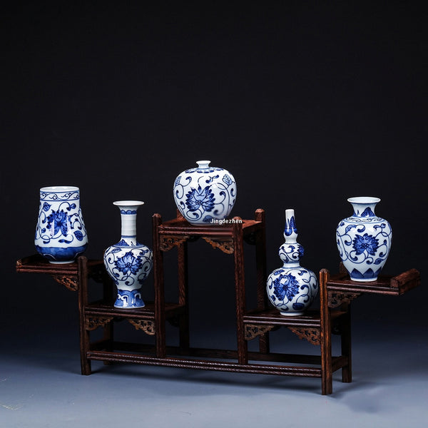 Blue White Ceramic Vases-ToShay.org