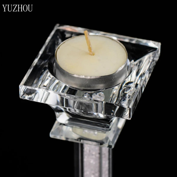 Clear Crystal Candlestick-ToShay.org