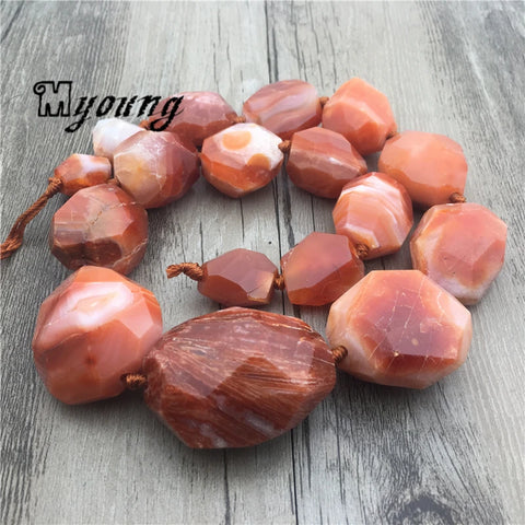 Red Agate Nugget Beads-ToShay.org