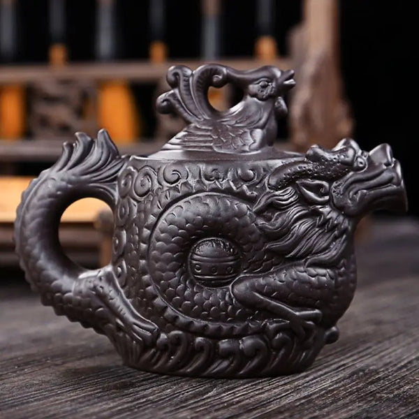 Dragon Clay Teapot-ToShay.org