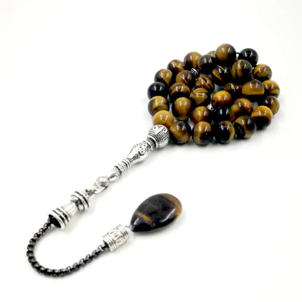 Yellow Tiger Eye Prayer Beads-ToShay.org