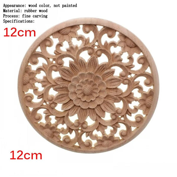 Wood Carved Flower Panel-ToShay.org