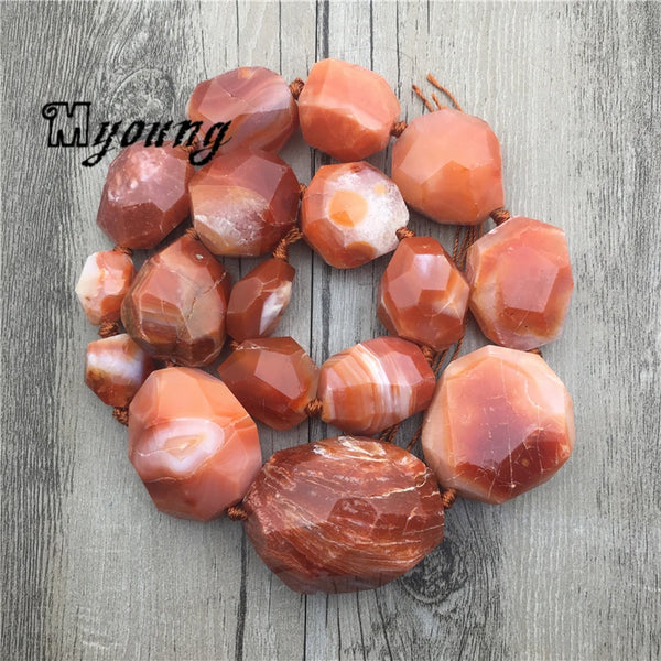 Red Agate Nugget Beads-ToShay.org