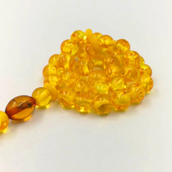 Yellow Amber Prayer Beads-ToShay.org