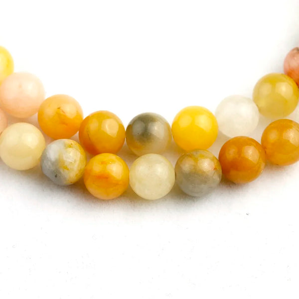 Yellow Topaz Mala Beads-ToShay.org