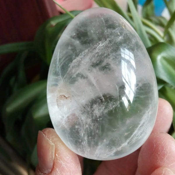 Clear Quartz Crystal Egg-ToShay.org