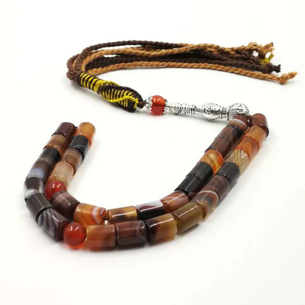 Yellow Agate Prayer Beads-ToShay.org