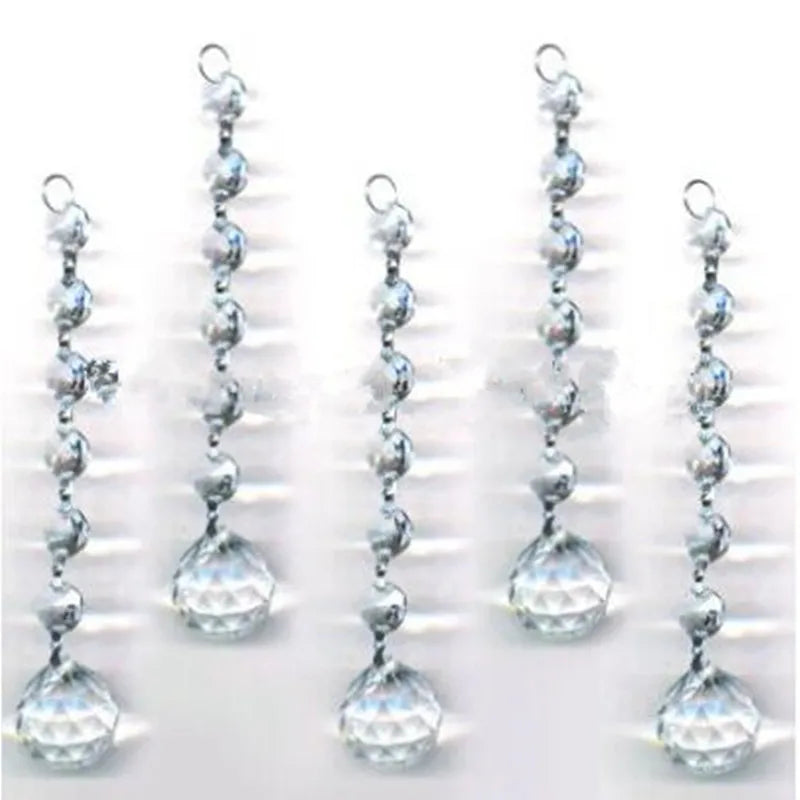 Clear Crystal Beads Chains-ToShay.org