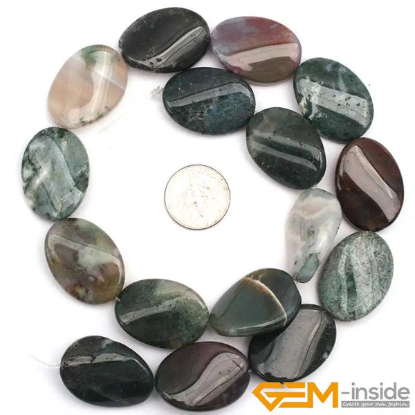 Mixed Quartz Crystal Oval Beads-ToShay.org