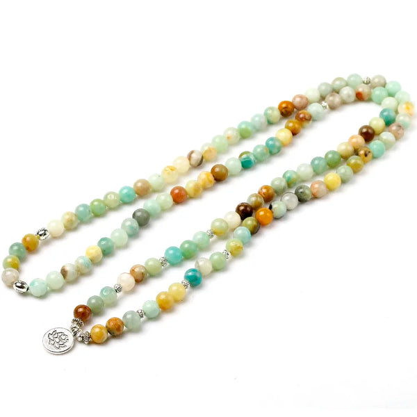 Blue Amazonite Mala Beads-ToShay.org