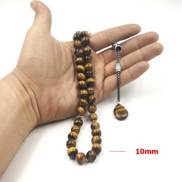 Yellow Tiger Eye Prayer Beads-ToShay.org