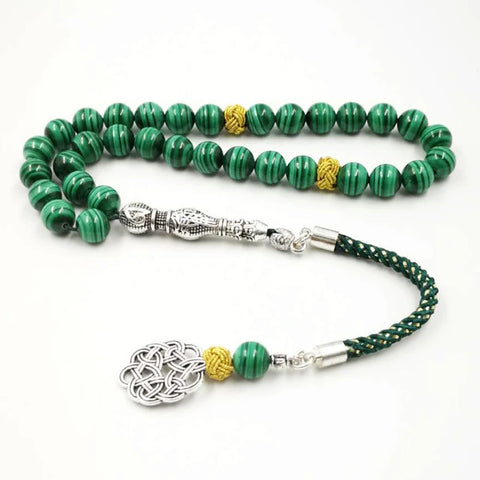 Green Malachite Prayer Beads-ToShay.org