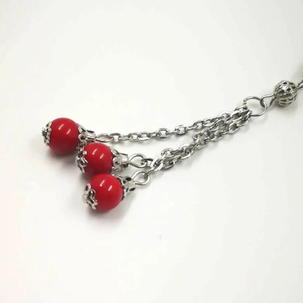 Red Stone Prayer Beads-ToShay.org