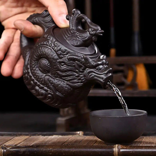 Dragon Clay Teapot-ToShay.org