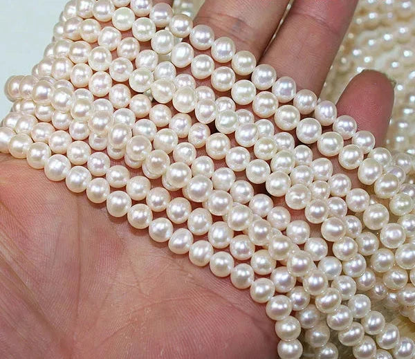 White Pearl Beads-ToShay.org