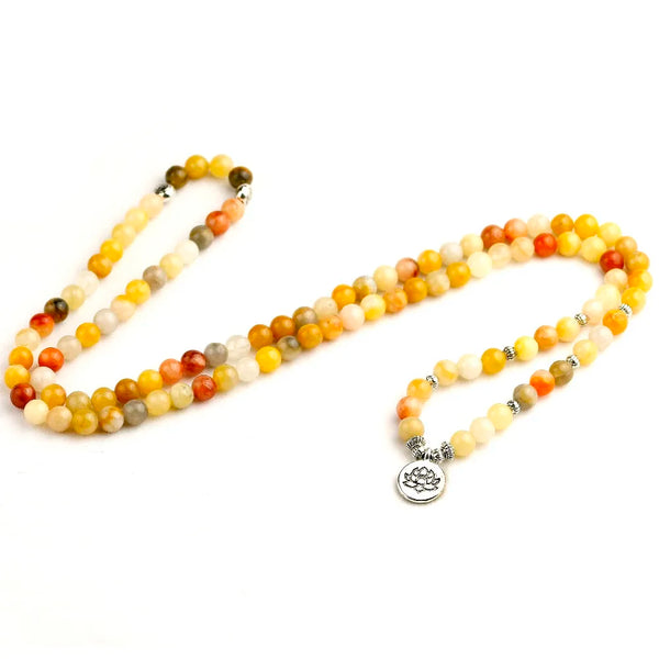 Yellow Topaz Mala Beads-ToShay.org