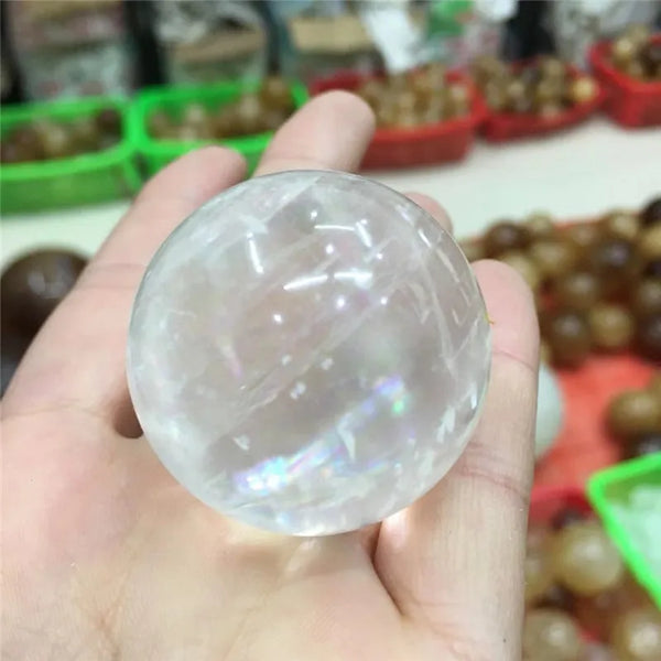 White Calcite Quartz Ball-ToShay.org