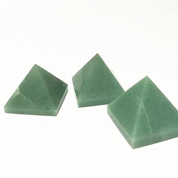 Green Aventurine Crystal Pyramid-ToShay.org