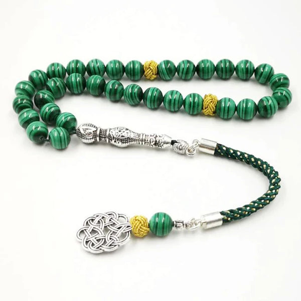 Green Malachite Prayer Beads-ToShay.org