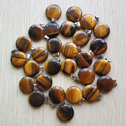 Yellow Tiger Eye Pendants-ToShay.org