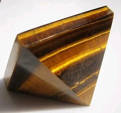 Yellow Tiger Eye Pyramid-ToShay.org