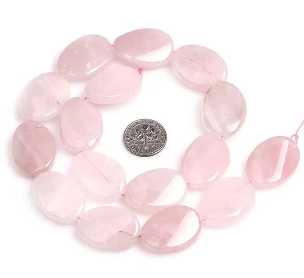 Mixed Quartz Crystal Oval Beads-ToShay.org