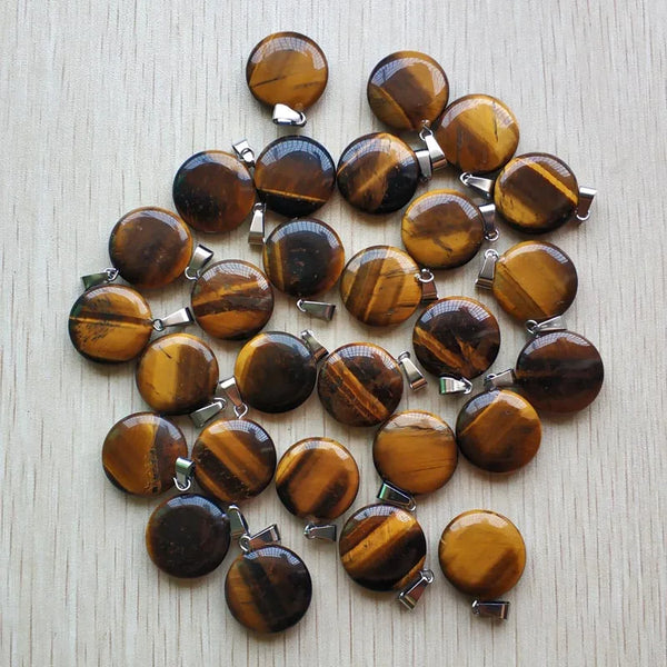 Yellow Tiger Eye Pendants-ToShay.org