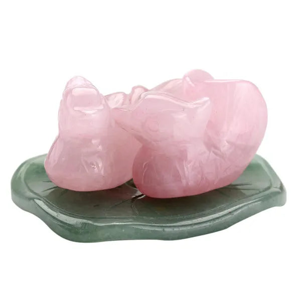 Pink Rose Quartz Ducks-ToShay.org