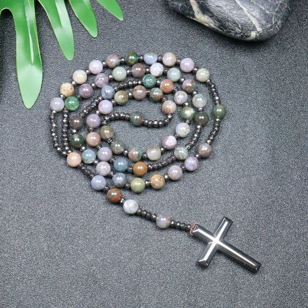 Mixed Quartz Crystal Rosary Beads-ToShay.org