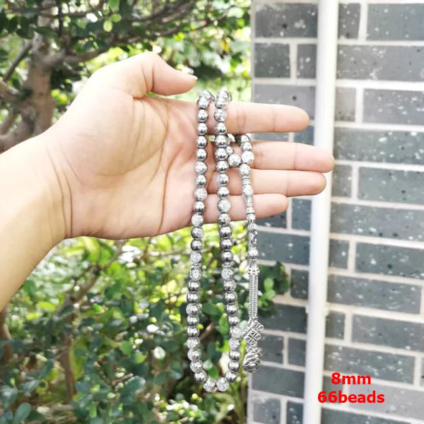 Silver Crystal Prayer Beads-ToShay.org