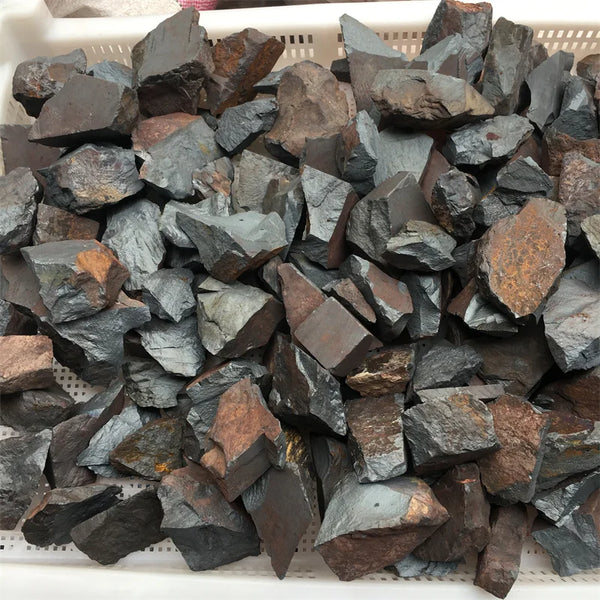 Black Hematite Raw Stones-ToShay.org