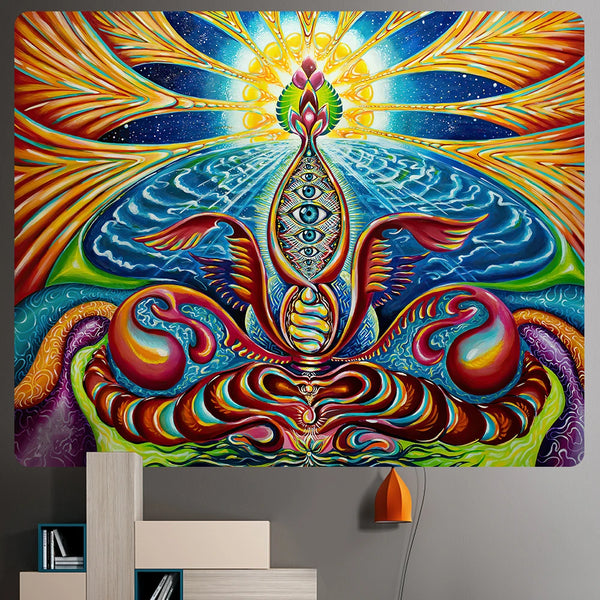 Psychedelic Art Tapestry-ToShay.org