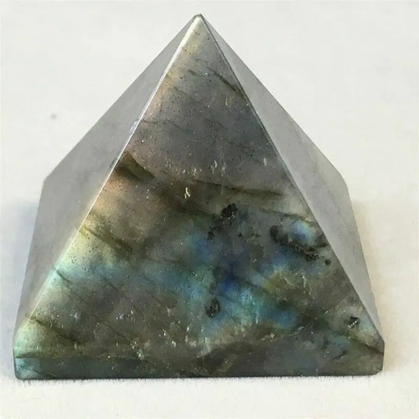 Blue Labradorite Crystal Pyramid-ToShay.org