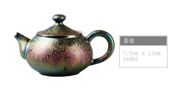 Gold Glazed Ceramic Teapot-ToShay.org