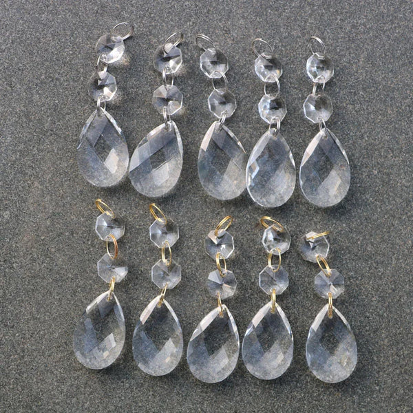 Clear Crystal Drop Pendants-ToShay.org