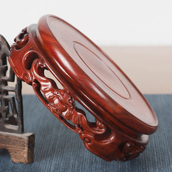 Red Sandalwood Carved Base-ToShay.org