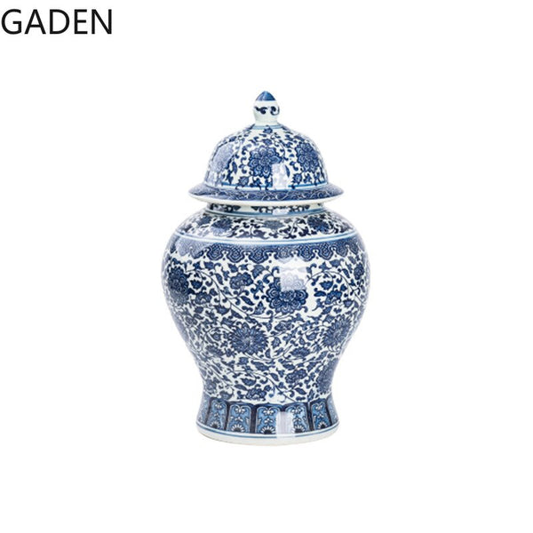 Blue White Ceramic Jars-ToShay.org