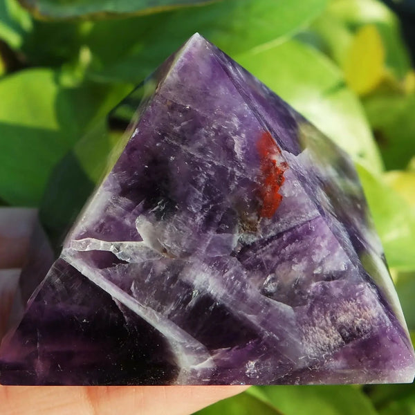 Purple Amethyst Pyramid-ToShay.org