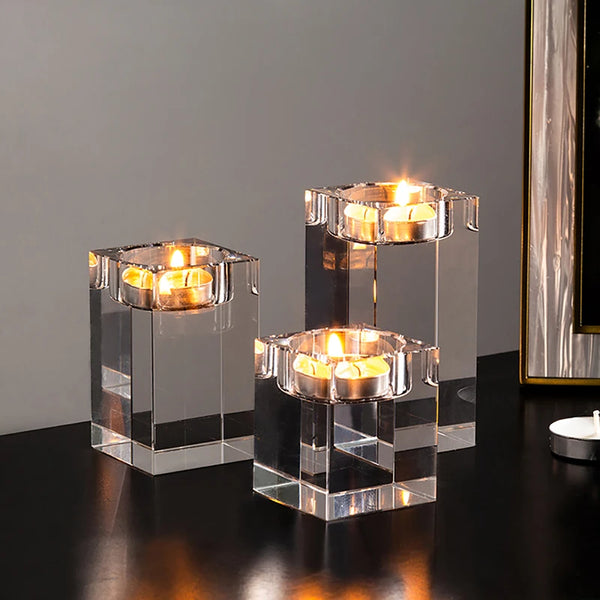 Glass Candle Holder-ToShay.org