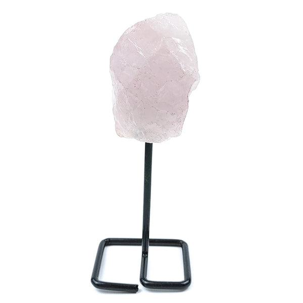 Raw Quartz Crystal Iron Stand-ToShay.org