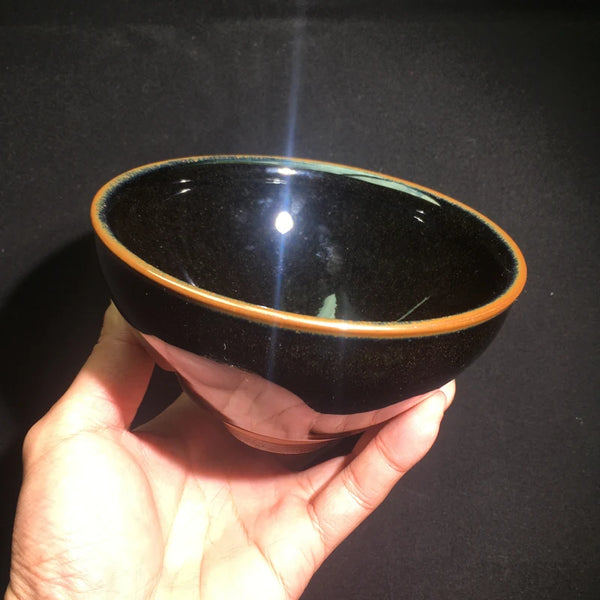 Black Glaze Ceramic Tea Cup-ToShay.org