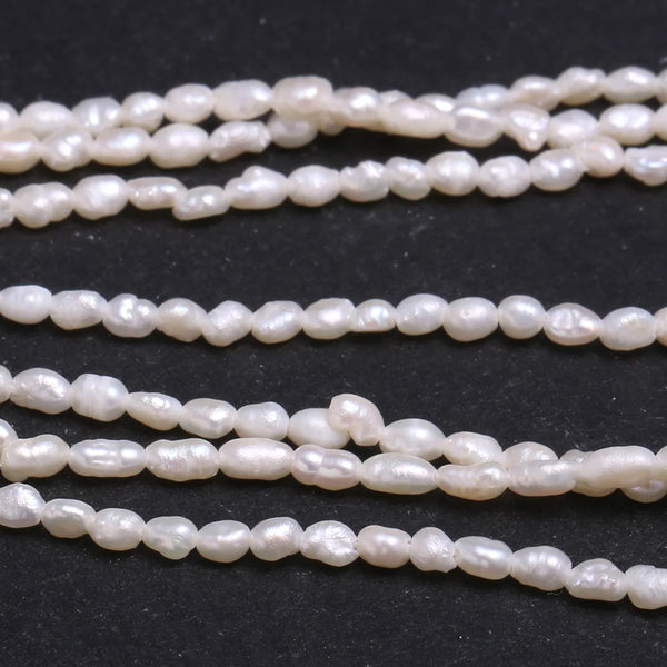 White Freshwater Pearl Beads-ToShay.org