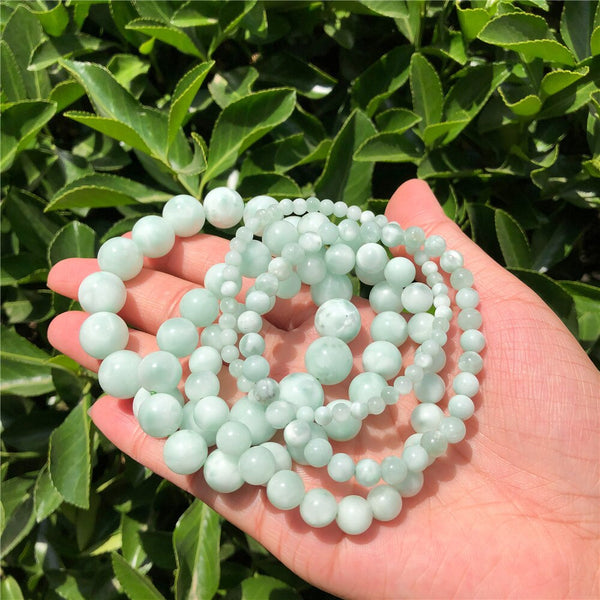 Green Angelite Larimar Bracelet-ToShay.org