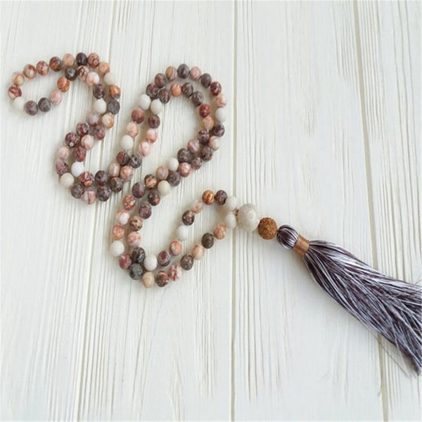 Brown Jasper Stone Mala Beads-ToShay.org