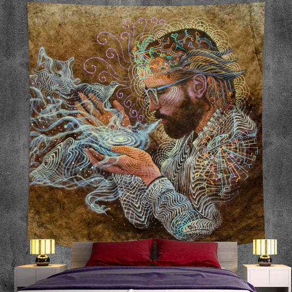 Psychedelic Scene Tapestry-ToShay.org