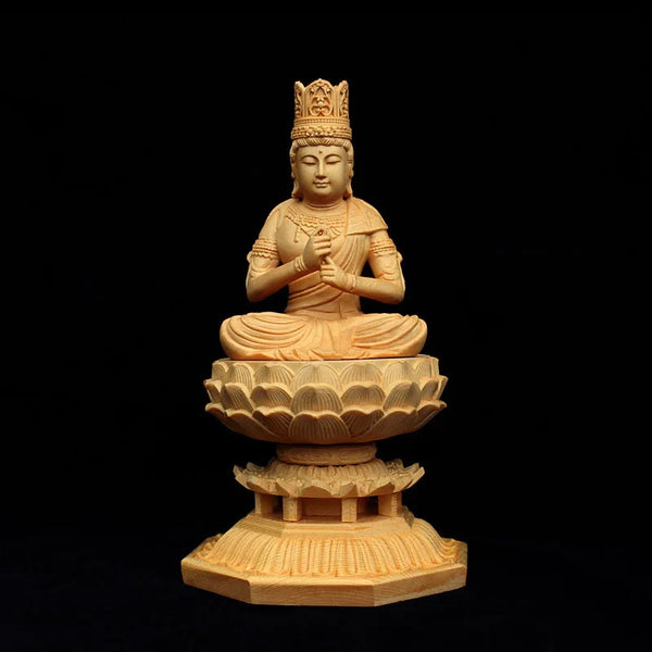 Wood Tathagata Buddha-ToShay.org