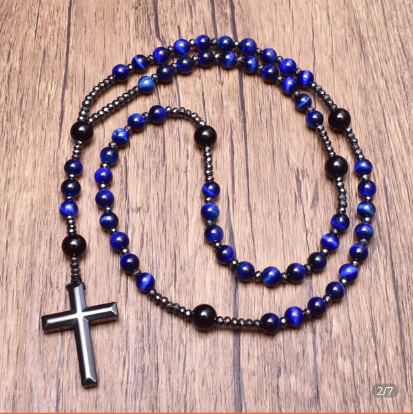 Mixed Quartz Crystal Rosary Beads-ToShay.org